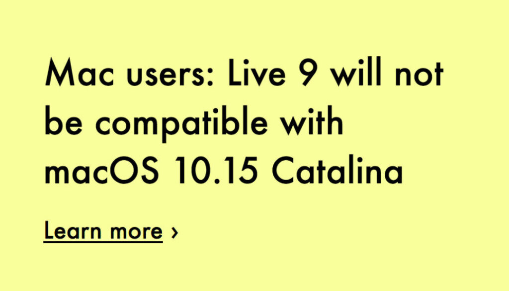 Ableton Live 9 Mac Os High Sierra